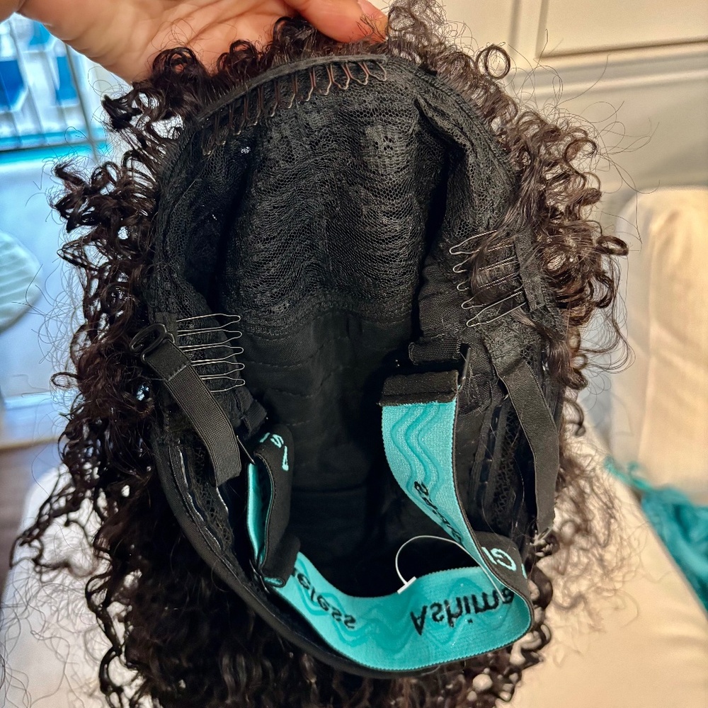 3C Edge Hairline 3.0 Half Wig with Drawstring Kinky Curly Ready To Go Wig 3 in 1